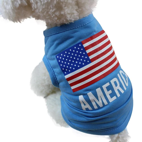 Onlineamericanstore Pets American Flag Dog Clothes For Small Dogs Spring Summer Pet Clothes Summer Dog Clothes Chihuahua Roupa Pet Cachorro 3 Onlineamericanstore Pets American Flag Dog Clothes For Small Dogs Spring Summer Pet Clothes Summer Dog Clothes Chihuahua Roupa Pet Cachorro