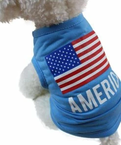 Onlineamericanstore Pets American Flag Dog Clothes For Small Dogs Spring Summer Pet Clothes Summer Dog Clothes Chihuahua Roupa Pet Cachorro