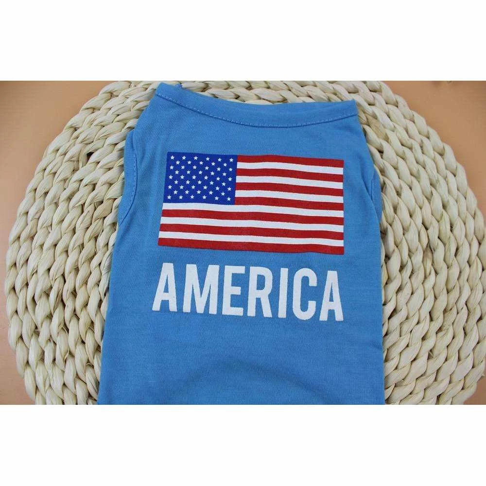 Onlineamericanstore Pets American Flag Dog Clothes For Small Dogs Spring Summer Pet Clothes Summer Dog Clothes Chihuahua Roupa Pet Cachorro 5 Onlineamericanstore Pets American Flag Dog Clothes For Small Dogs Spring Summer Pet Clothes Summer Dog Clothes Chihuahua Roupa Pet Cachorro