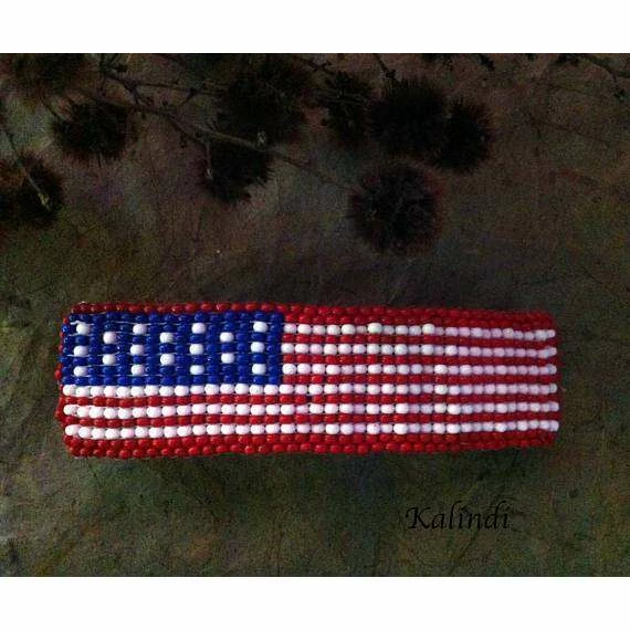 ShopKalindi American Flag Hair Clip, 4th Of July Hair Bow, U.S. Flag Large Barrette / American Flag Barrette / Patriotic Barrette/ USA Barrette/Barrette Clothing Accessories 3 ShopKalindi American Flag Hair Clip, 4th Of July Hair Bow, U.S. Flag Large Barrette / American Flag Barrette / Patriotic Barrette/ USA Barrette/Barrette Clothing Accessories