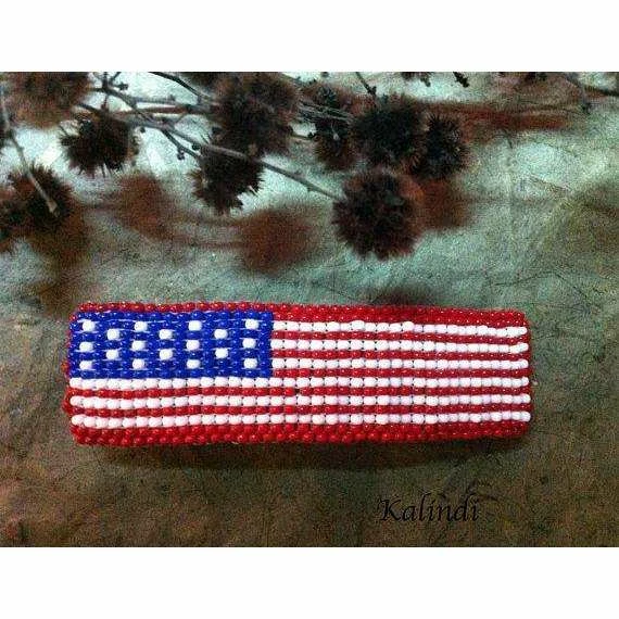 ShopKalindi American Flag Hair Clip, 4th Of July Hair Bow, U.S. Flag Large Barrette / American Flag Barrette / Patriotic Barrette/ USA Barrette/Barrette Clothing Accessories 4 ShopKalindi American Flag Hair Clip, 4th Of July Hair Bow, U.S. Flag Large Barrette / American Flag Barrette / Patriotic Barrette/ USA Barrette/Barrette Clothing Accessories