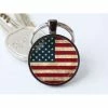 WorldOfDream Accessories American Flag Keychain US Flag Key Ring Patriotic Jewelry Christmas Gift Flag Pendant USA Flag Keychain American Key Chain Stars And Stripes