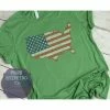 HisAndHerThreads American Flag Shirt, US Silhouette, Patriotic Shirt, Picnic T Shirt, Fourth Of July Tshirt, Americana Shirt, America Shirt, USA T Shirt