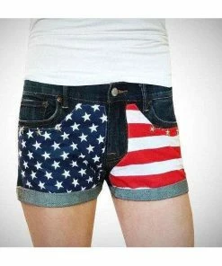 ToDyeForGlam American Flag Shorts