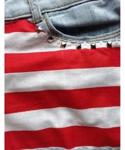 ToDyeForGlam American Flag Shorts