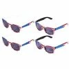 YLK Products American Flag Sunglasses Pack Of 4 - USA Sunglasses For 4th Of July Celebration Clothing Accessories