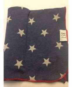 BusySpinningThread American Flag Swaddle Blanket // ORGANIC // Merica // Born In The USA // Modern Baby Blanket // Receiving Blanket // MJC0920 Clothing Accessories