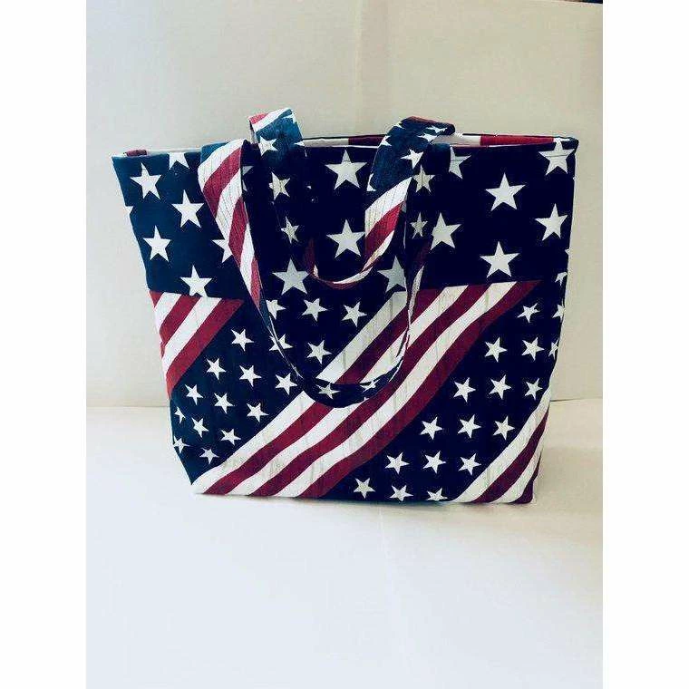 PowerInPages American Flag Tote Bag Clothing Accessories 3 PowerInPages American Flag Tote Bag Clothing Accessories