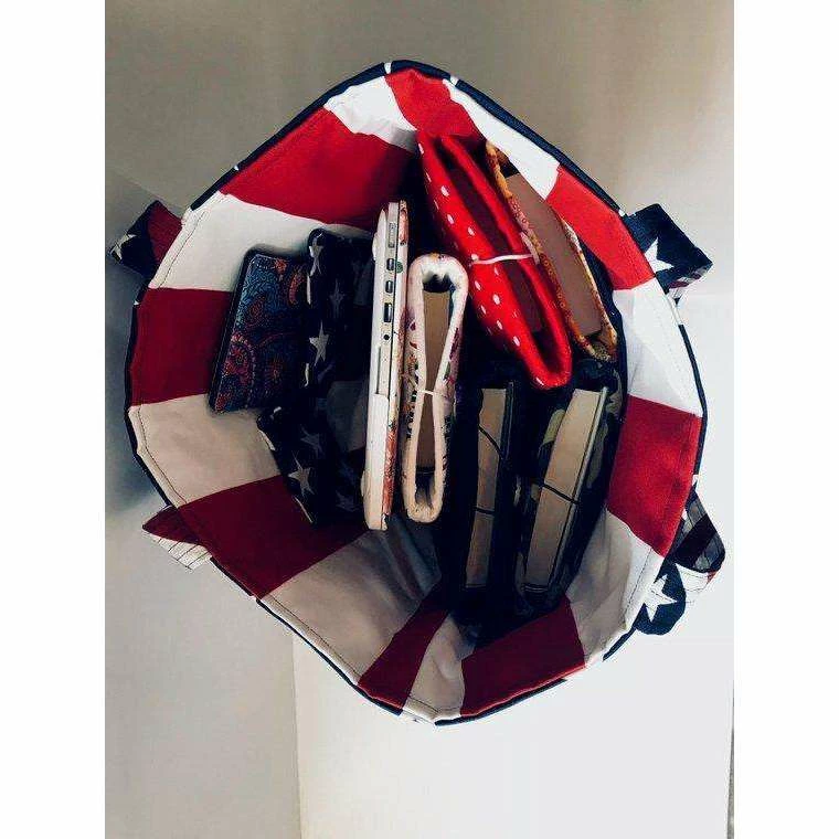 PowerInPages American Flag Tote Bag Clothing Accessories 6 PowerInPages American Flag Tote Bag Clothing Accessories