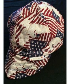 LakeDogz Clothing Accessories American Flag W/eagles Reversible Welding Hat