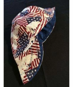 LakeDogz Clothing Accessories American Flag W/eagles Reversible Welding Hat