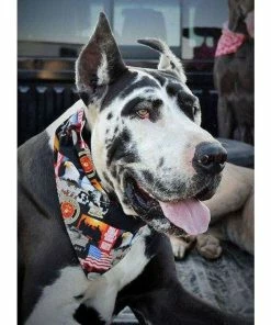 PatienceWayShop American Flag, Patriotic Dog Bandana, July 4th Dog Scarf, Red White Blue, Best Seller, Gifts For Volunteers, German Shepherd, Best Selling Pets
