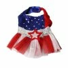 Smile365 American Style Red Blue Stripe Star Pet Cat Dog Costume Cosplay Perform Cloth Cloak Birthday Party Gift Pet Supplies