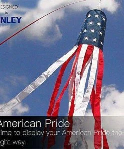 Online American Store Anley 40 Inch American US Flag Windsock, Stars & Stripes USA Patriotic Decorations - Embroidered Stars And Fade Resistant - 3.3 Feet 17 Online American Store Anley 40 Inch American US Flag Windsock, Stars & Stripes USA Patriotic Decorations - Embroidered Stars And Fade Resistant - 3.3 Feet