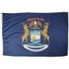Annin Flagmakers Model 142670 Michigan State Flag 4x6 Ft. Nylon SolarGuard Nyl-Glo 100% Made In USA To Official State Design Specifications. Flags & Banner 1 Annin Flagmakers Model 142670 Michigan State Flag 4x6 Ft. Nylon SolarGuard Nyl-Glo 100% Made In USA To Official State Design Specifications. Flags & Banner