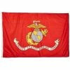 Annin Flagmakers Model 439007 U.S. Marine Corps Military Flag 4x6 Ft. Nylon SolarGuard Nyl-Glo 100% Made In USA To Official Specifications. Officially Licensed Manufacturer. Flags & Banner