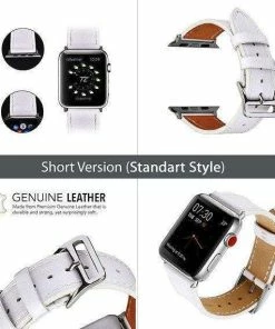 Online American Store Accessories Apple Watch Band 38 USA Leather Wristband IWatch Band American Flag Print Handmade Watch Strap Long Band Short Band Strap 38mm 42mm YD0021