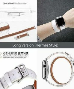 Online American Store Accessories Apple Watch Band 38 USA Leather Wristband IWatch Band American Flag Print Handmade Watch Strap Long Band Short Band Strap 38mm 42mm YD0021