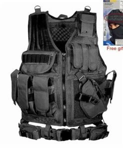 Philharmonic City Store Army Combat Tactical Vest Military Protective Airsoft Camouflage Molle Vest CS Clip Vests Clothes Accessories Military Clothing & Accessories