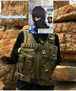 Philharmonic City Store Army Combat Tactical Vest Military Protective Airsoft Camouflage Molle Vest CS Clip Vests Clothes Accessories Military Clothing & Accessories