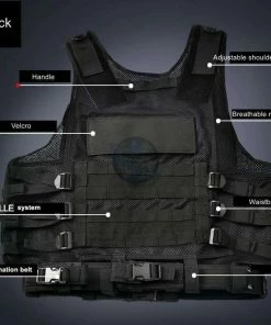 Philharmonic City Store Army Combat Tactical Vest Military Protective Airsoft Camouflage Molle Vest CS Clip Vests Clothes Accessories Military Clothing & Accessories