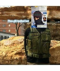 Philharmonic City Store Army Combat Tactical Vest Military Protective Airsoft Camouflage Molle Vest CS Clip Vests Clothes Accessories Military Clothing & Accessories