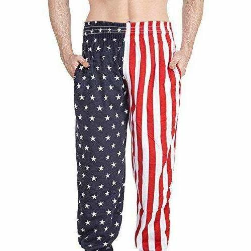 Arvilhill July 4th Men's America Flag Casual Pants Mens Clothing 4 Arvilhill July 4th Men's America Flag Casual Pants Mens Clothing