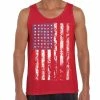 The American Store Awkwardstyles Men's American Flag Distressed Tank Top 4th July Tank + Bookmark Mens Clothing