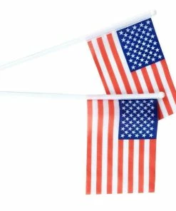 The American Store AZOWA 2 Pcs American Flag Pennant Banner On A String US Flag Streamers Bunting Decroration For 4th Of July Patriotic Theme Party Supplies