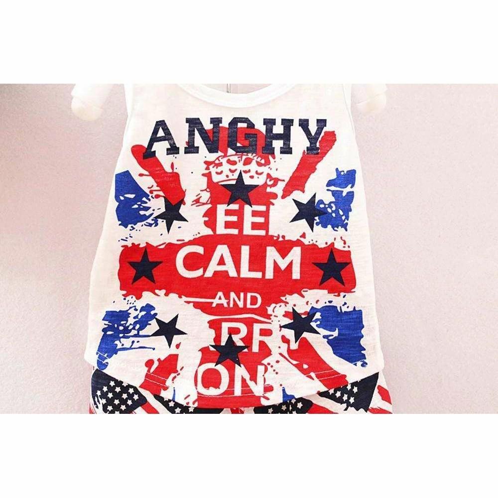 Onlineamericanstore Baby Boy Clothes American Flag Star Print 2017 Fashion Kids Clothes Sleeveless T-shirt+Pants 2pcs Outfit Set Summer Baby Clothes 6 Onlineamericanstore Baby Boy Clothes American Flag Star Print 2017 Fashion Kids Clothes Sleeveless T-shirt+Pants 2pcs Outfit Set Summer Baby Clothes