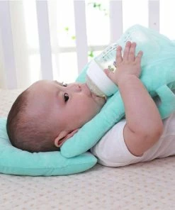Onlineamericanstore Baby Pillows - Nursing Breastfeeding Layered Washable Cover Kids Clothing
