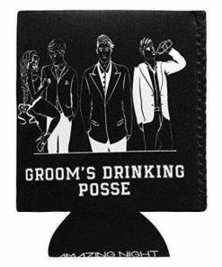 Amazing Night Productions Casual Glasses Bachelor Beer Coolies - 13 Total -