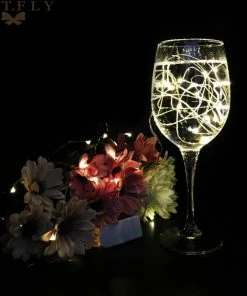 The American Store BITFLY 2M 20 Leds Christmas Lights String LED Copper Wire Fairy Lights For Festival Wedding Centerpiece Party Home Table Decor Halloween Decorations