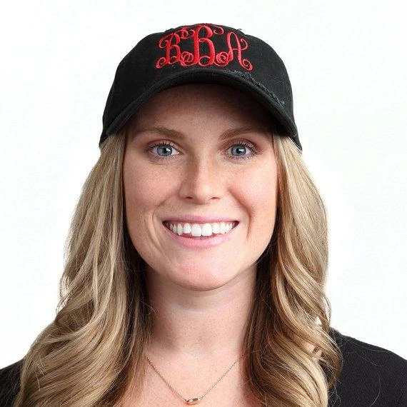 PeppermintTwistShop Black Monogram Baseball Hat-Monogram Baseball Cap-Patriotic Hat-Military Gift-American Flag Hat-4th Of July Baseball Cap-Bridesmaid Gift Women Clothing 6 PeppermintTwistShop Black Monogram Baseball Hat-Monogram Baseball Cap-Patriotic Hat-Military Gift-American Flag Hat-4th Of July Baseball Cap-Bridesmaid Gift Women Clothing