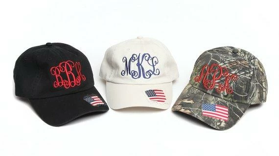 PeppermintTwistShop Black Monogram Baseball Hat-Monogram Baseball Cap-Patriotic Hat-Military Gift-American Flag Hat-4th Of July Baseball Cap-Bridesmaid Gift Women Clothing 7 PeppermintTwistShop Black Monogram Baseball Hat-Monogram Baseball Cap-Patriotic Hat-Military Gift-American Flag Hat-4th Of July Baseball Cap-Bridesmaid Gift Women Clothing