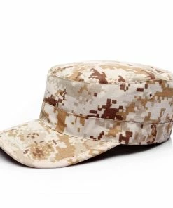 The American Store Military Clothing & Accessories Blank Plain Camo Fitted Hats Mens Army Military Camo Caps Baseball Desert Digital Camouflage Cap Women Soldier Hat
