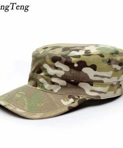 The American Store Military Clothing & Accessories Blank Plain Camo Fitted Hats Mens Army Military Camo Caps Baseball Desert Digital Camouflage Cap Women Soldier Hat