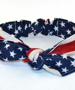 Lorettajos Kids Clothing Bow Headband Baby Toddler Pre-tied Headscarf American Flag Fourth Of July Memorial Day 4th Of July Photo Prop Newborn Infant Baby Gift #032