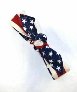 Lorettajos Kids Clothing Bow Headband Baby Toddler Pre-tied Headscarf American Flag Fourth Of July Memorial Day 4th Of July Photo Prop Newborn Infant Baby Gift #032