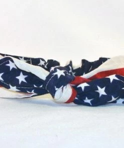 Lorettajos Kids Clothing Bow Headband Baby Toddler Pre-tied Headscarf American Flag Fourth Of July Memorial Day 4th Of July Photo Prop Newborn Infant Baby Gift #032