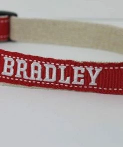 Collarswithcolor Bradley University Hemp Dog Collar Or Leash Pets