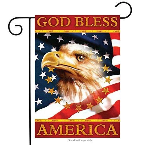Briarwood Lane God Bless America Eagle Garden Flag Patriotic 4th Of July 12.5" X 18" Wall Decor & Art 3 Briarwood Lane God Bless America Eagle Garden Flag Patriotic 4th Of July 12.5" X 18" Wall Decor & Art
