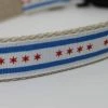 Collarswithcolor Pets Chicago City Flag Hemp Dog Collar Or Leash