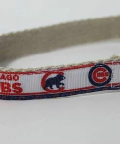 Collarswithcolor Chicago Cubs Hemp Dog Collar Or Leash Pets