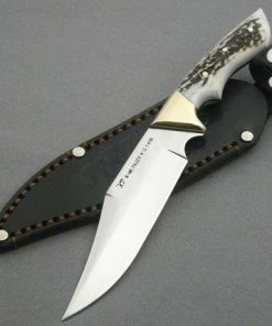 The American Store Custom Handmade Hunting Knife With Polished Blade