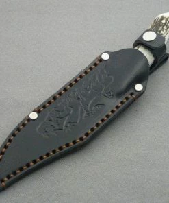 The American Store Custom Handmade Hunting Knife With Polished Blade