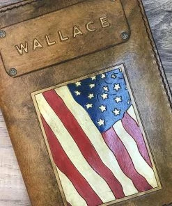 The American Store Custom Leather Journal, Leather Notebook, Leather Journal Cover, Military Journal, Military Notebook, Military Gift, Personalized Journal Religious Bible Covers & Accessories