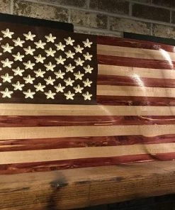 Online American Store Custom Wooden American Flag Army Air Force Marines Navy Graduation Fathers Day Christmas Retirement Engraved Mothers Day