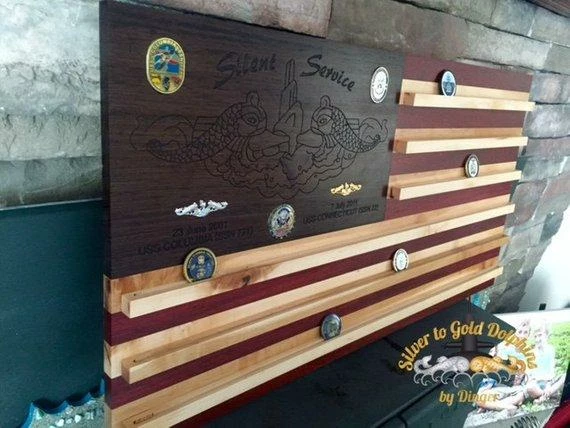 SilvertoGoldDolphins Concealment Flags Customizable Wall Mounted Hardwood American Flag Coin Holder 5 SilvertoGoldDolphins Concealment Flags Customizable Wall Mounted Hardwood American Flag Coin Holder