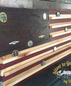 SilvertoGoldDolphins Concealment Flags Customizable Wall Mounted Hardwood American Flag Coin Holder 11 SilvertoGoldDolphins Concealment Flags Customizable Wall Mounted Hardwood American Flag Coin Holder